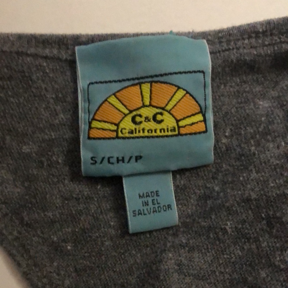 C&C California gray jumpsuit, size small - Picture 7 of 7